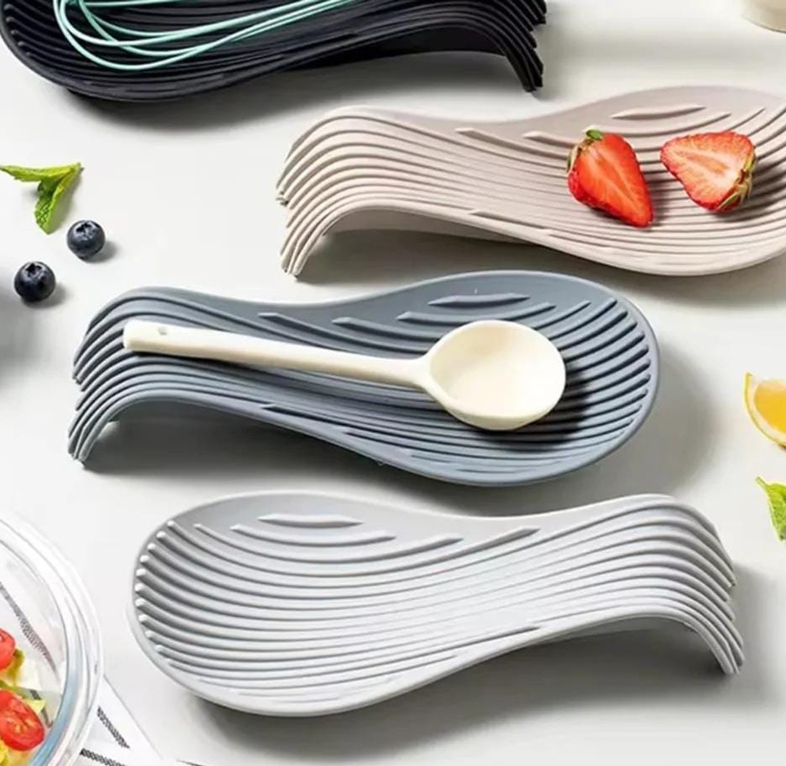 Silicon spoon rest  Heat resistant  image
