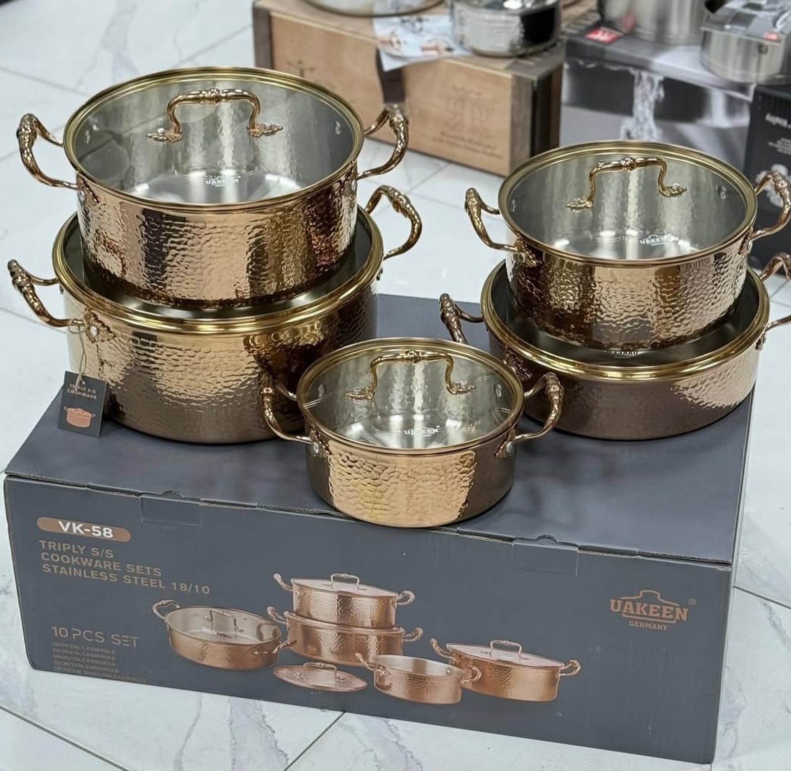 UAKEEN Germany 🇩🇪 10PCS Cookware Set (VK 58) image