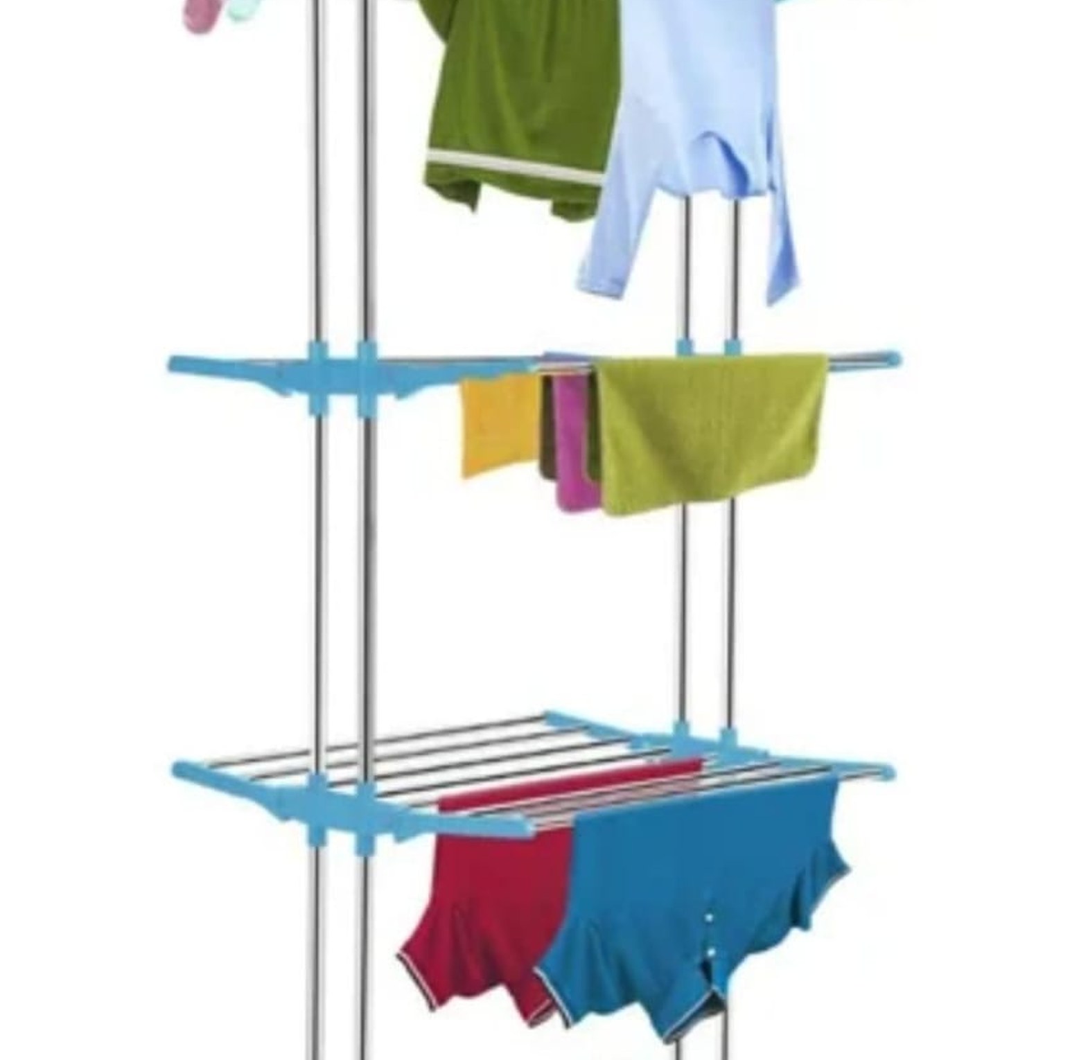 Clothes Drying Stand. 3-Tier Clothes Drying Rack image