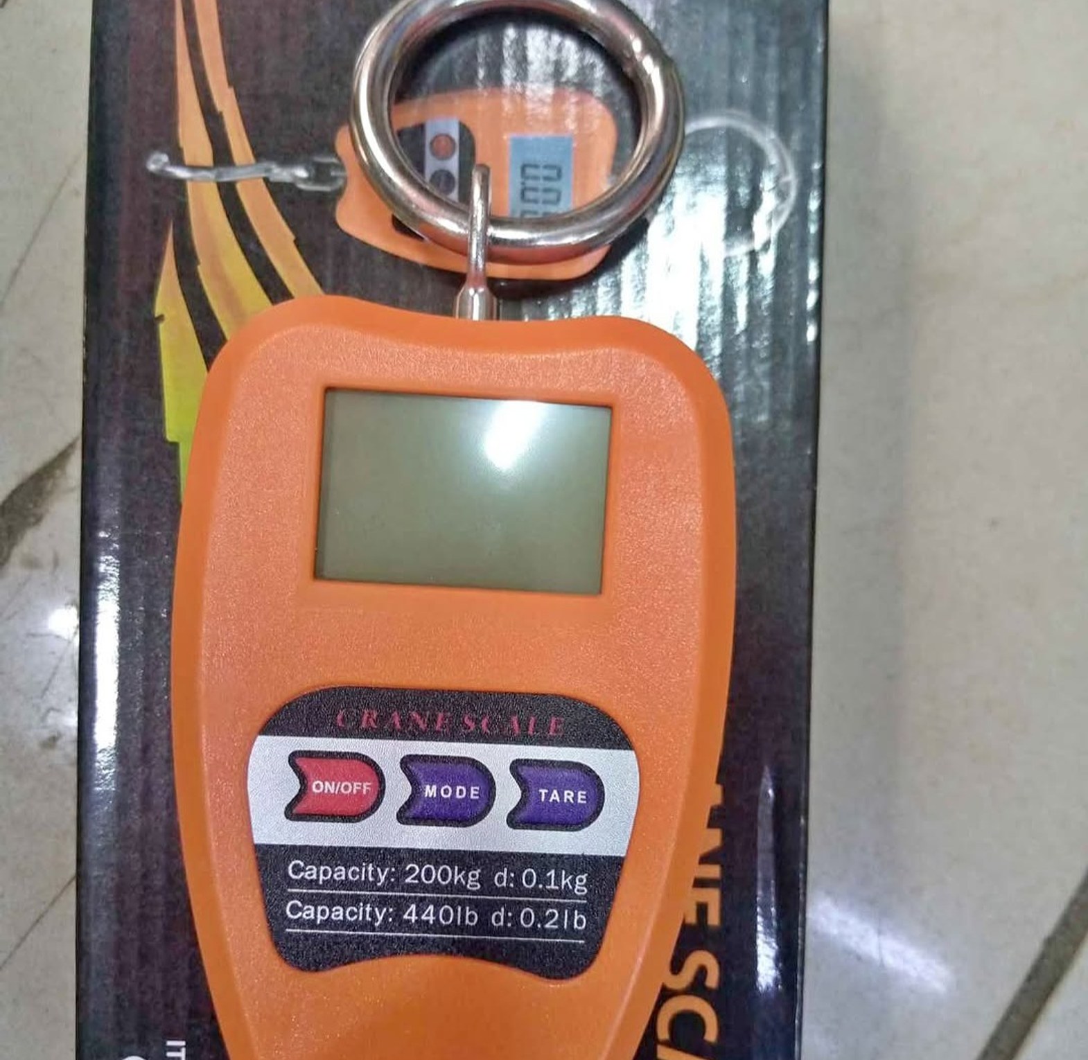 200kg digital hanging scale image