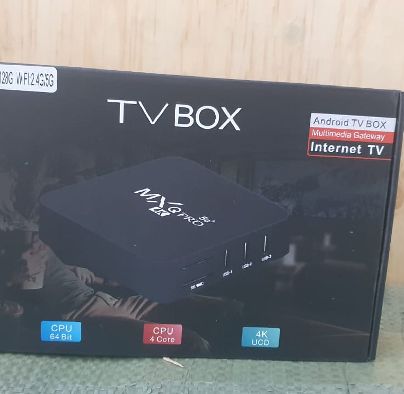8gb+8gb MXQ PRO 4K Android 12 Smart TV Box  image