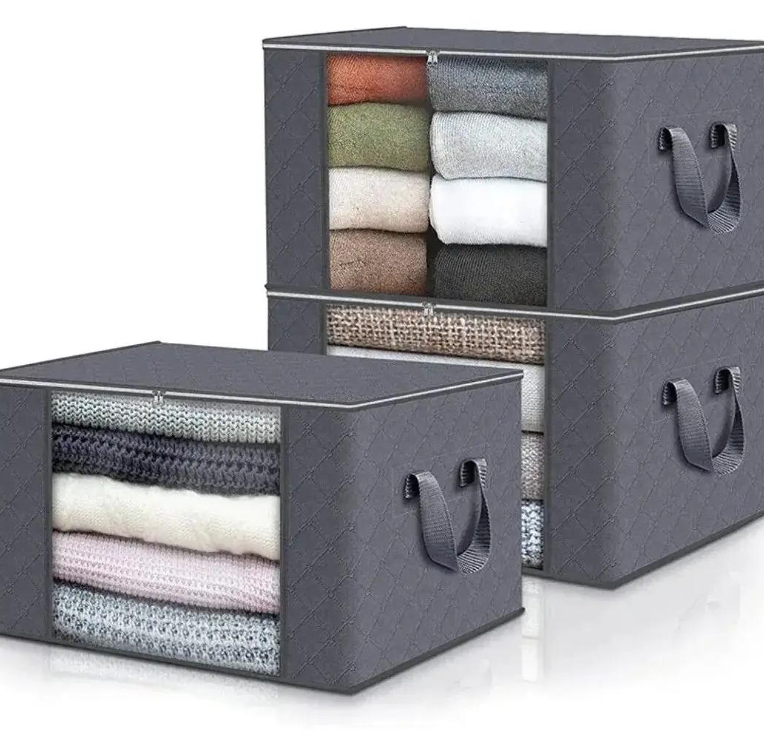 Non woven duvet/cloth storage organizer image