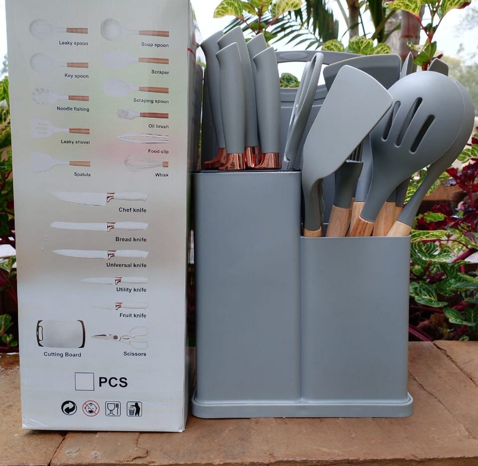 Silicon 19 PCS spoon set image