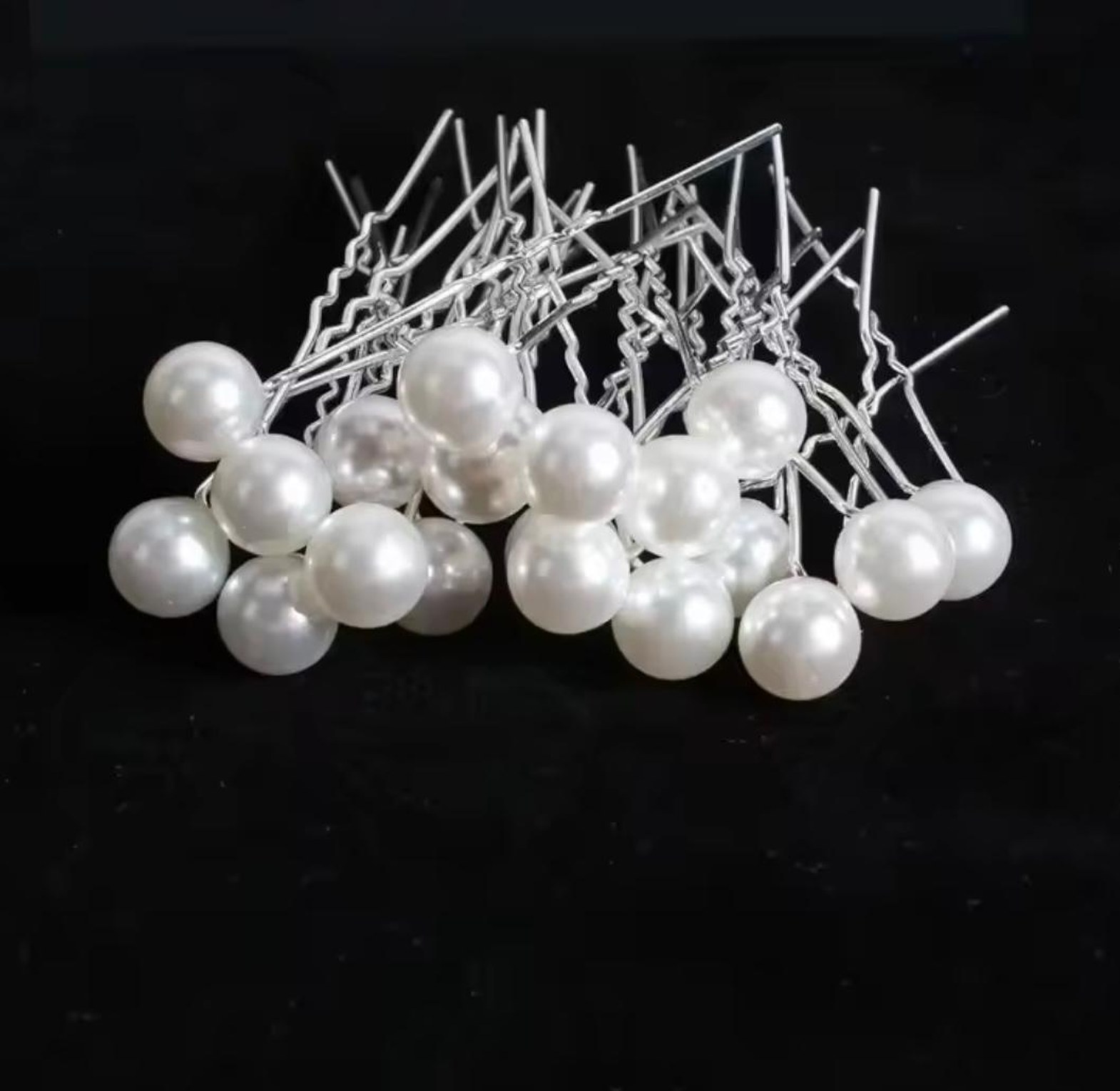 Classic Pearl Orb Hair Pins  image