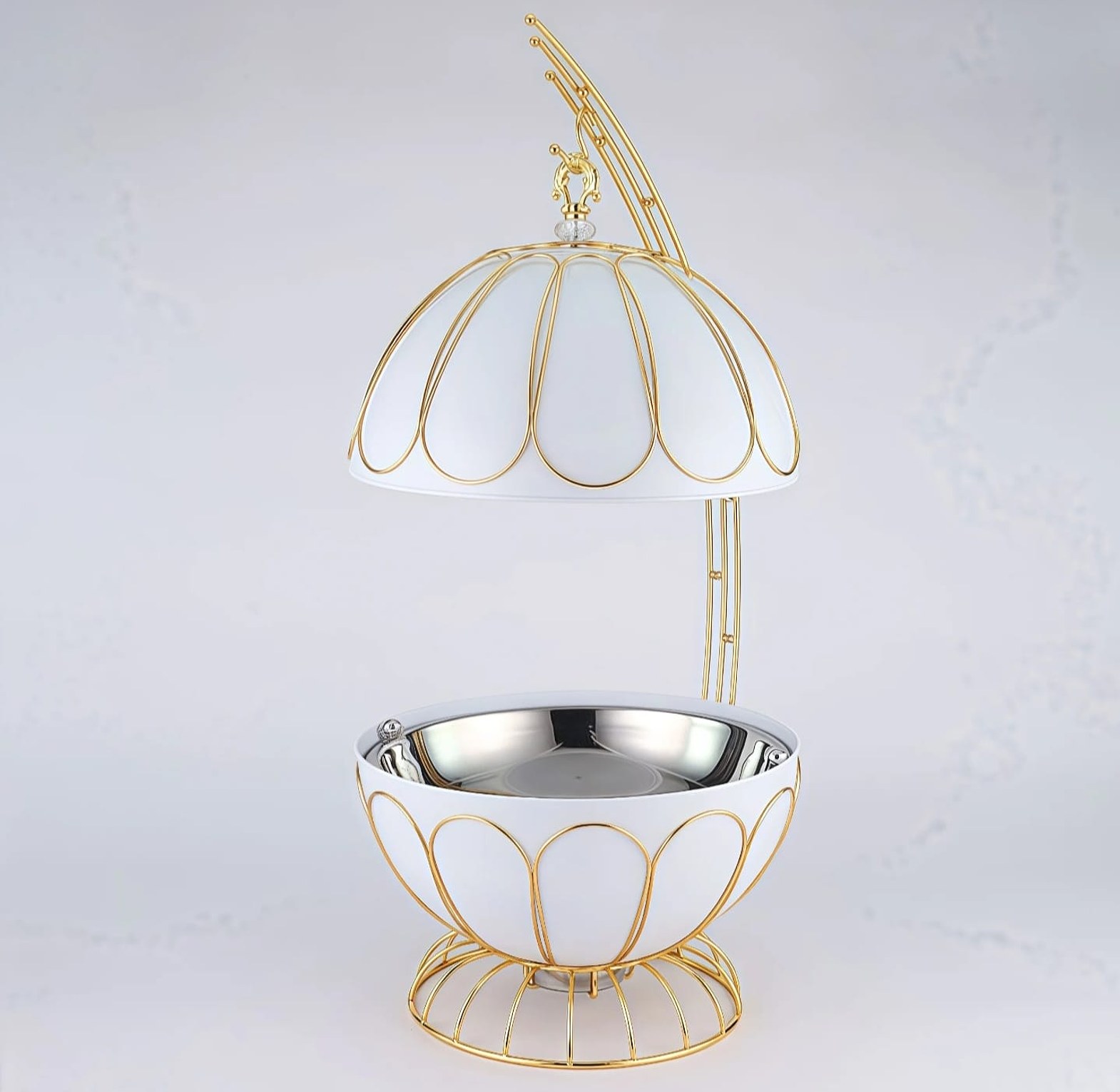 8L Egg-Shaped Hanging Chafing Dish image
