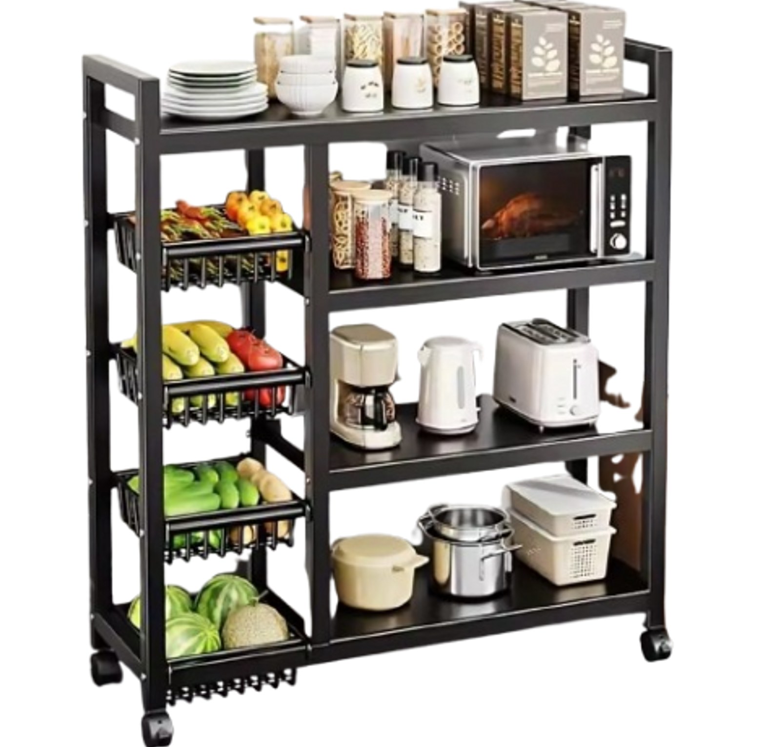 Multifunctional Strong Metallic Kitchen Rack image