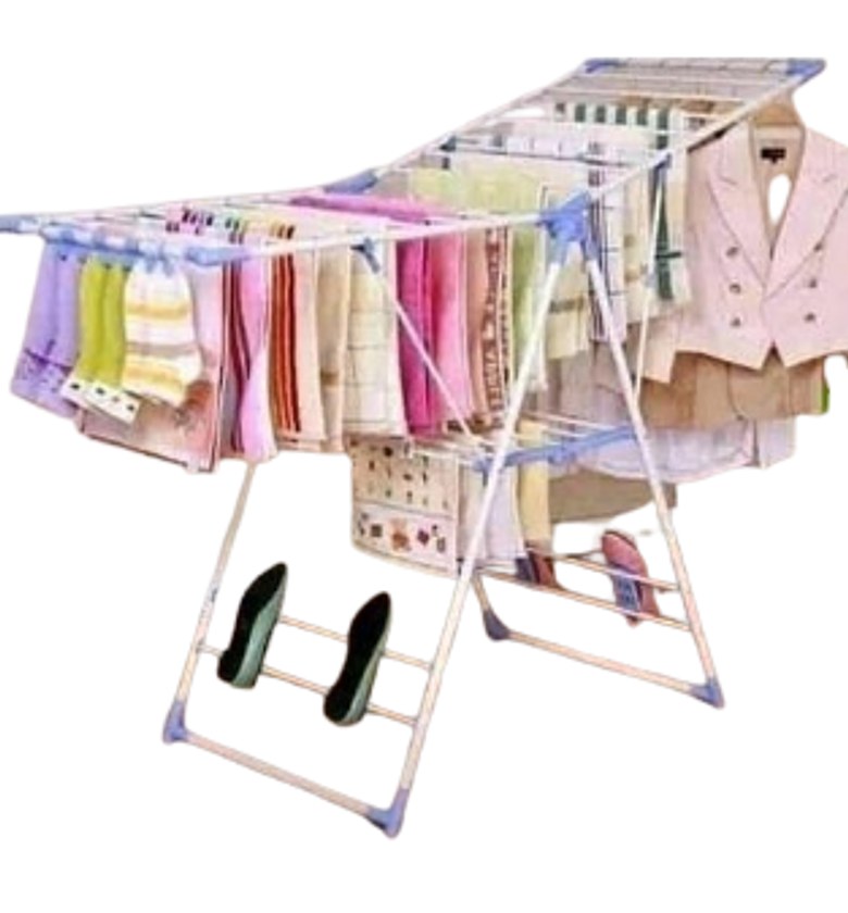 Assembled Foldable/Portable Clothes Drying Rack image