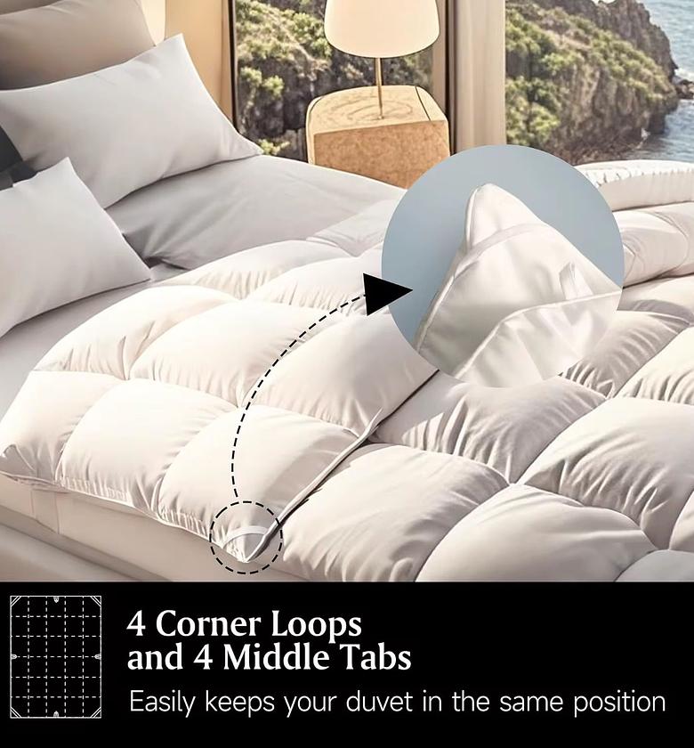 White Goose Cotton Premium Fluffy Duvet image