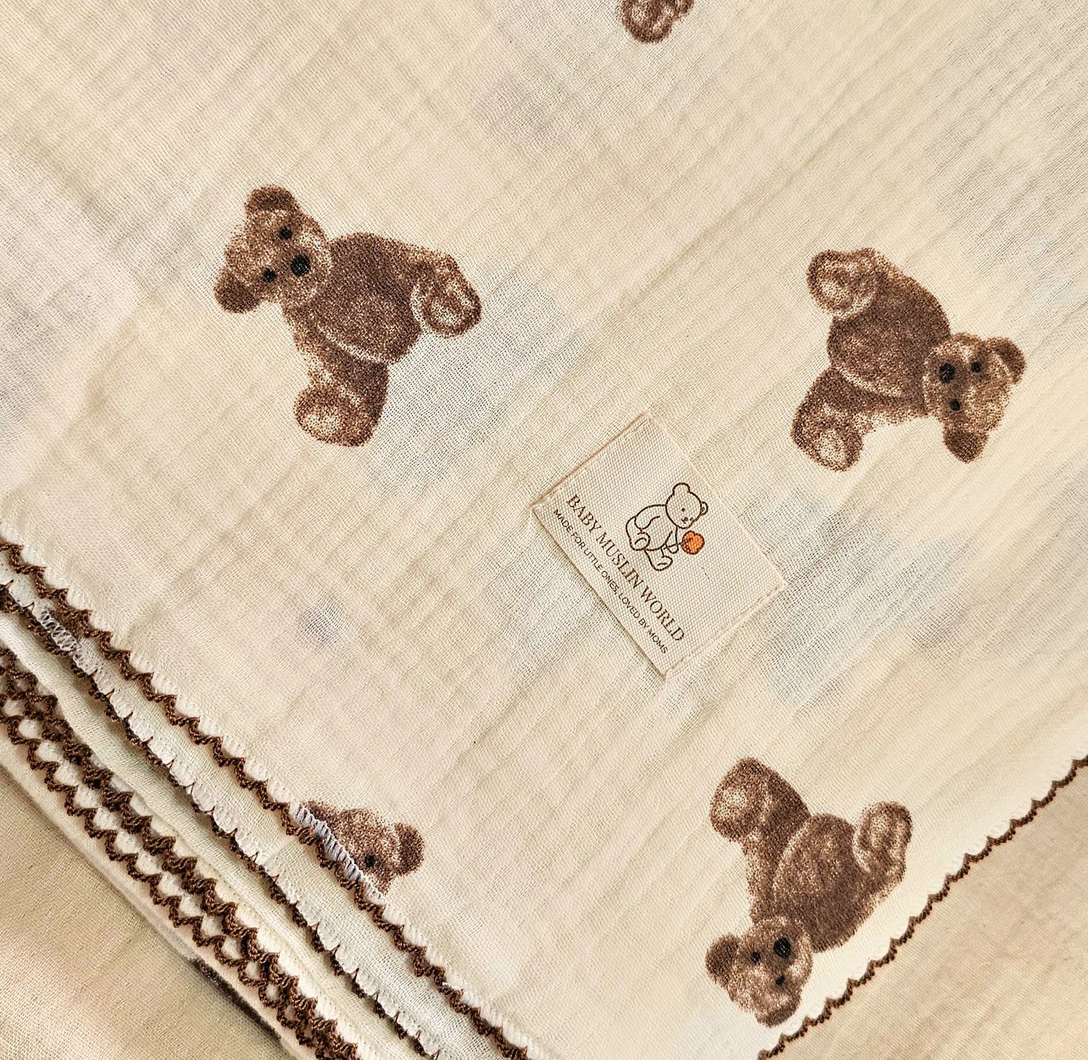 Premium 4-Layer Muslin Blanket image
