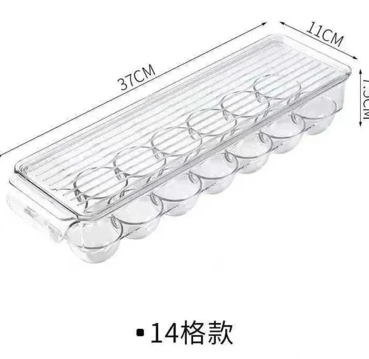 14 slot acrylic egg holder image