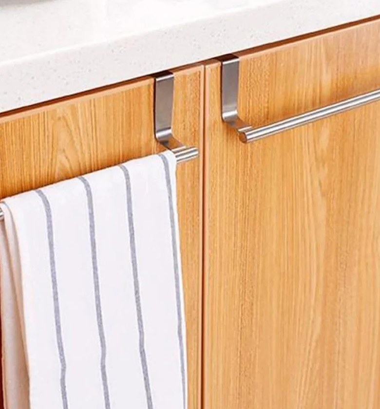 Stainless steel kitchen cabinet rack image