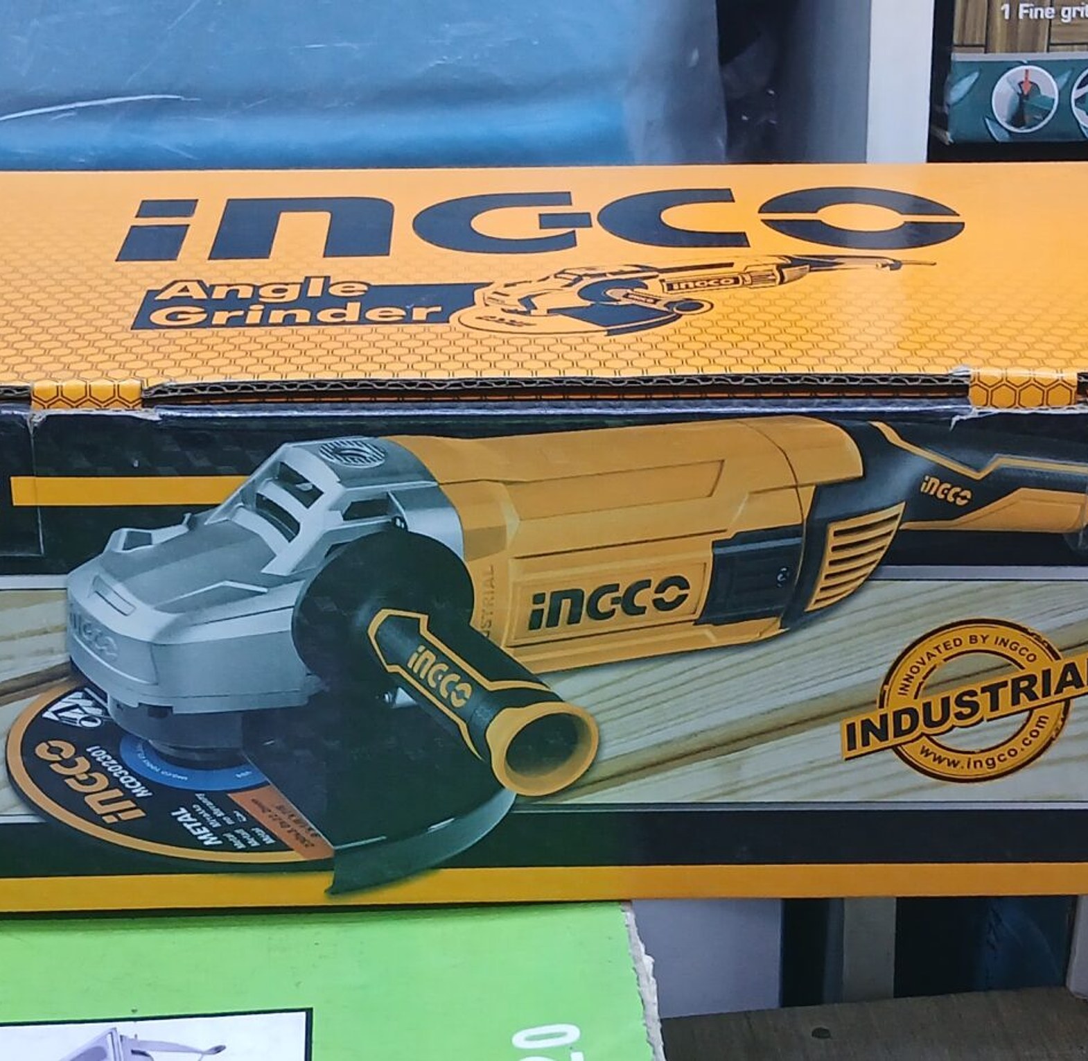 Ingco grinder 9" image