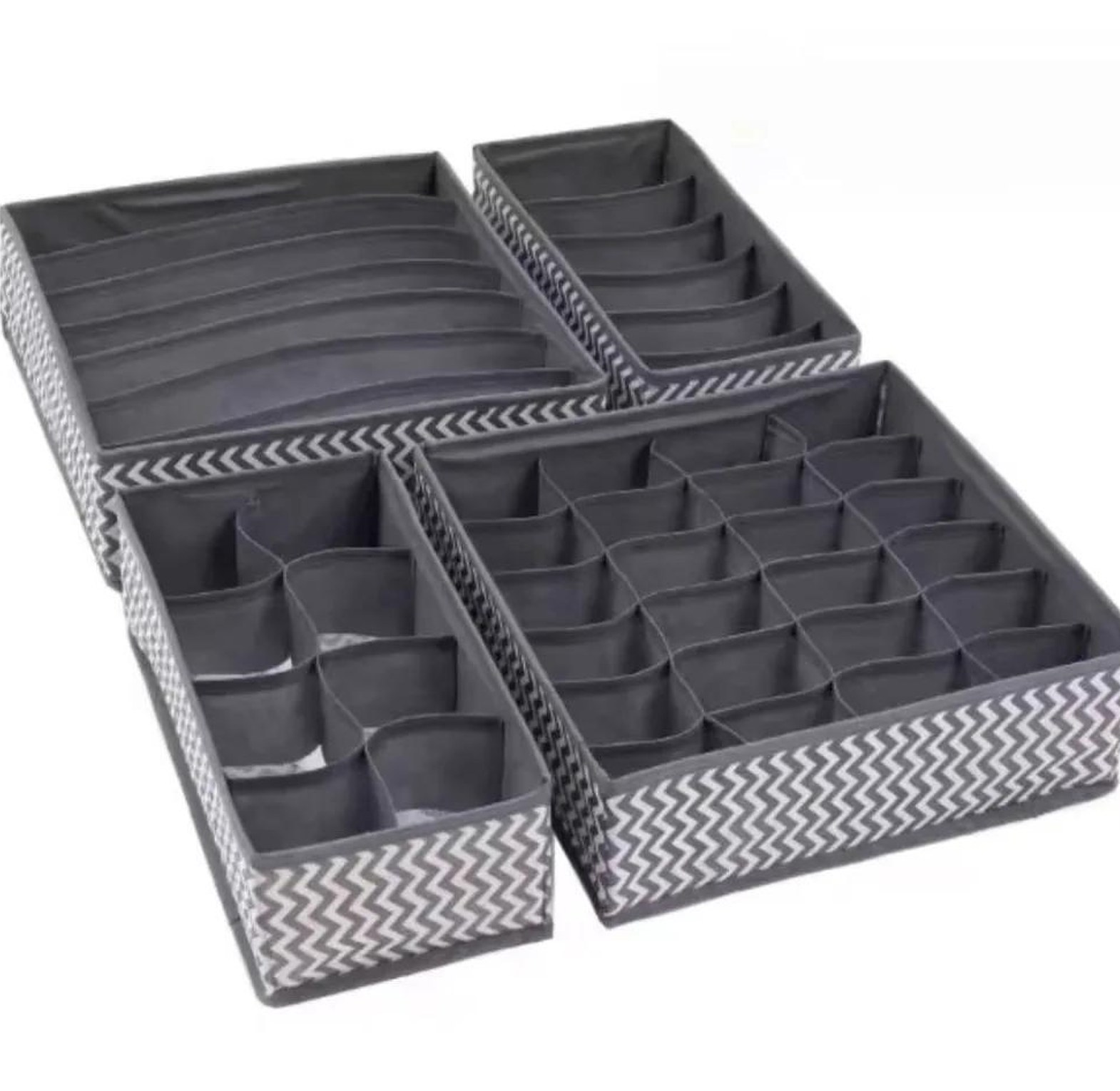 4 in 1 foldable undergarments organizer image