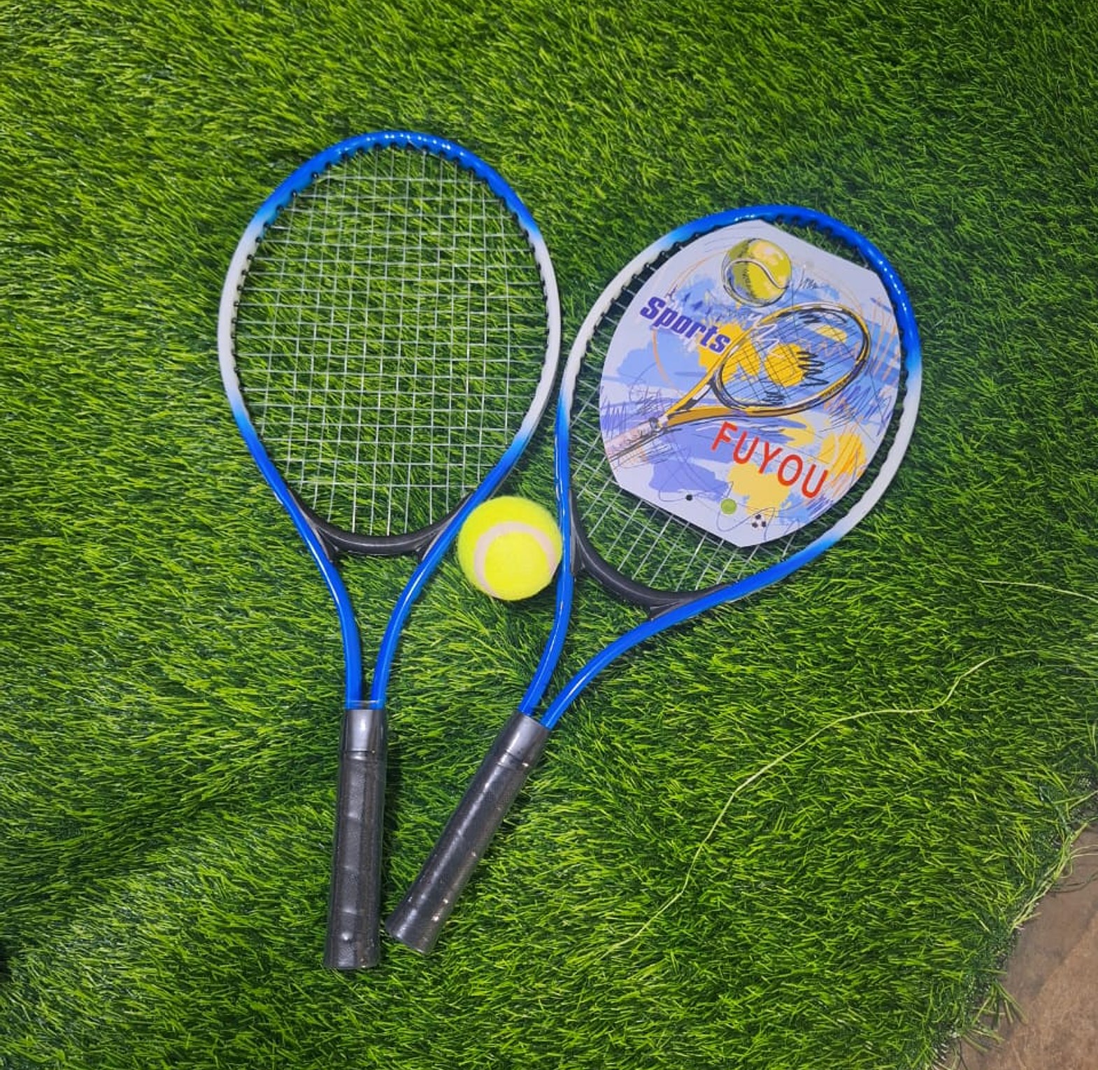 Tennis Racket Pair Plus Free Ball image