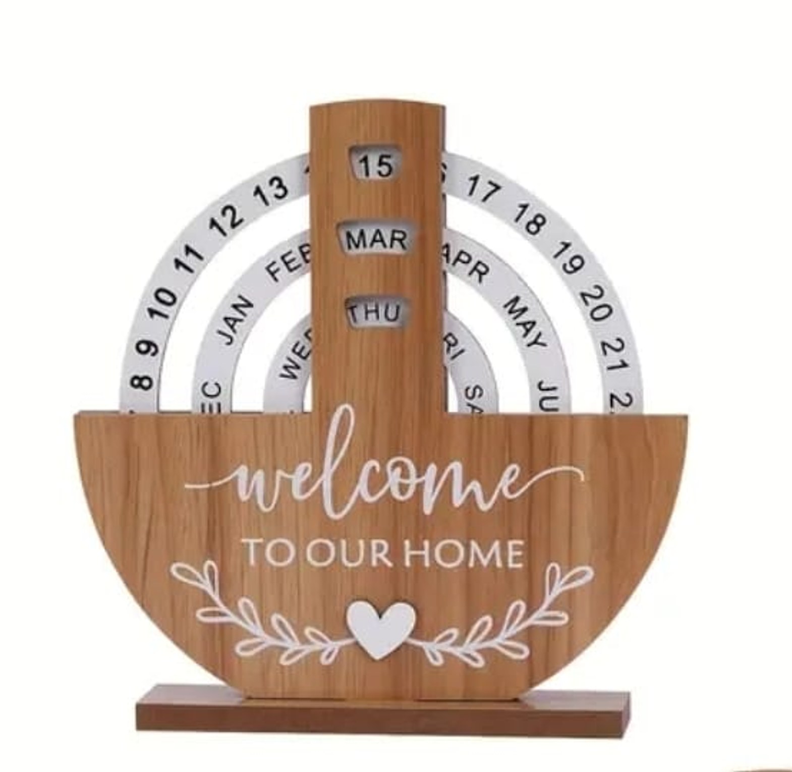  Manual Rotating Turntable Calendar. image