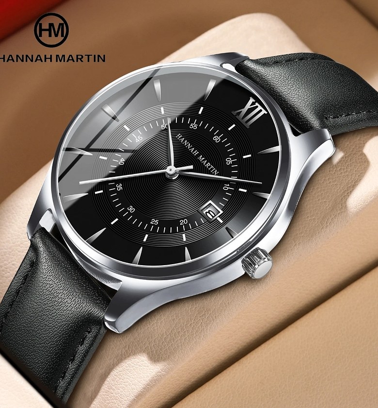 Men's Hannah Martin Leather Watch image