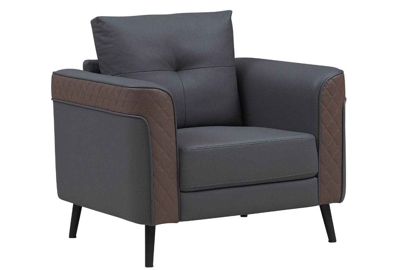 ROCKFORD Single Seater Leatherette Sofa image 2