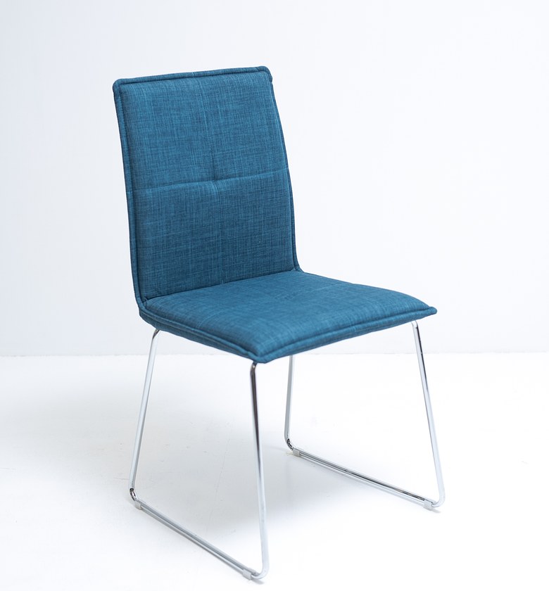 CHAIR DINING CHROMED LEGS image