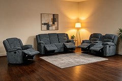 ARCHIE 6 Seater Fabric Recliner (3+2+1) thumbnail 1