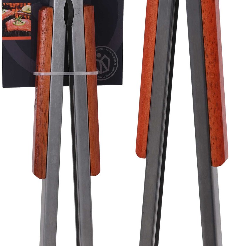 BBQ TONGS 45CM STAINLESS  image