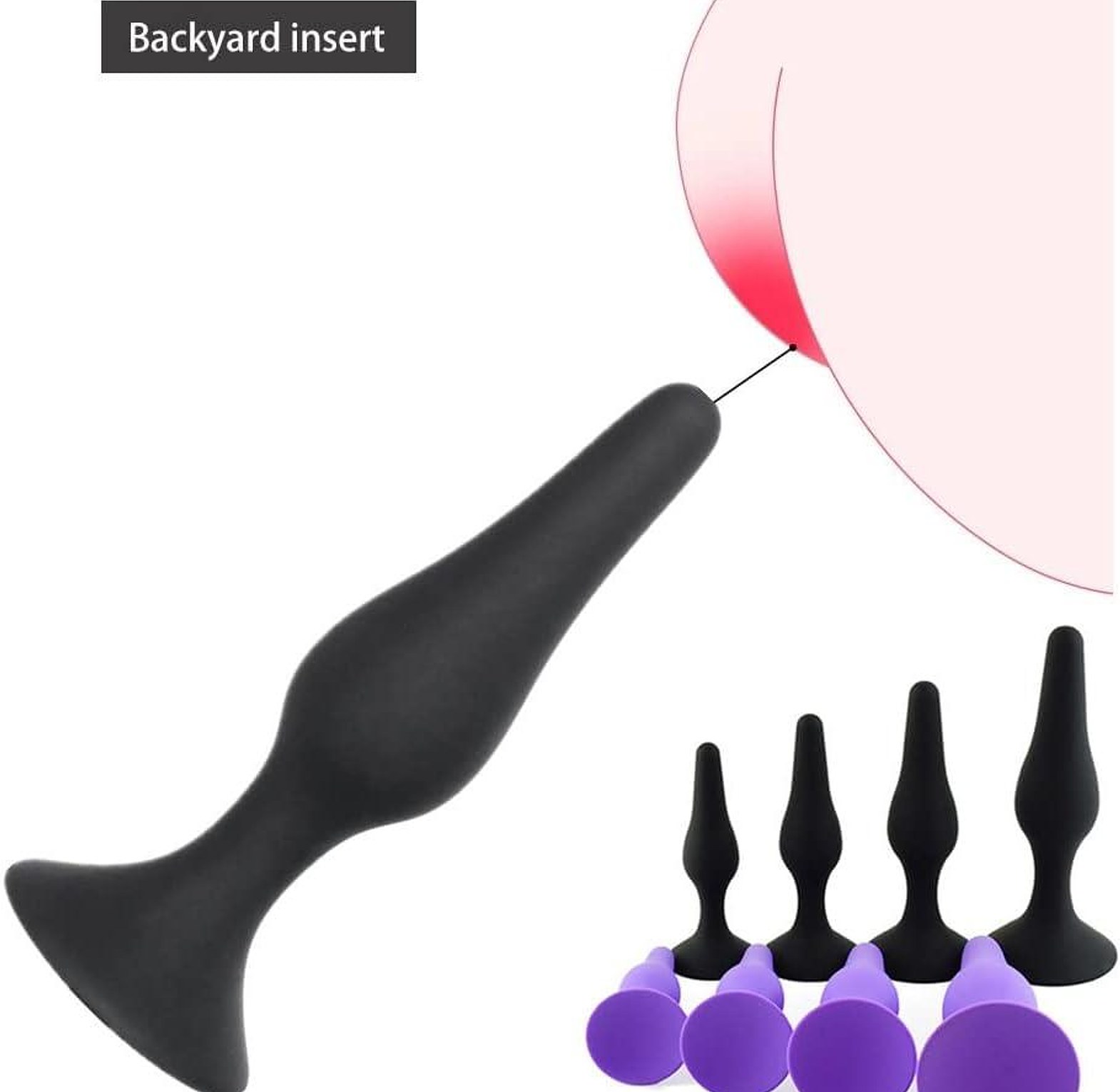 Anal Toys Butt Plug for Beginner Erotic Toys Silicone Anal Plug Adult Products Anal Sex Toys for Men Women image