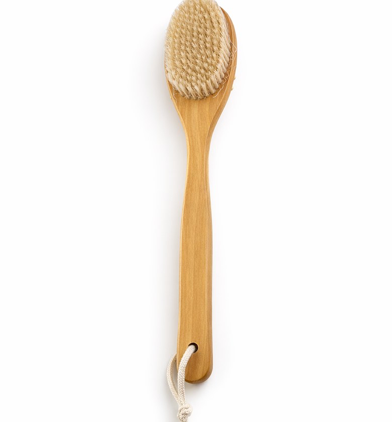 Gotani Long Dry Brush – Natural Bristle Body Brush with Massage Nodes Long Dry brush (double sided) image