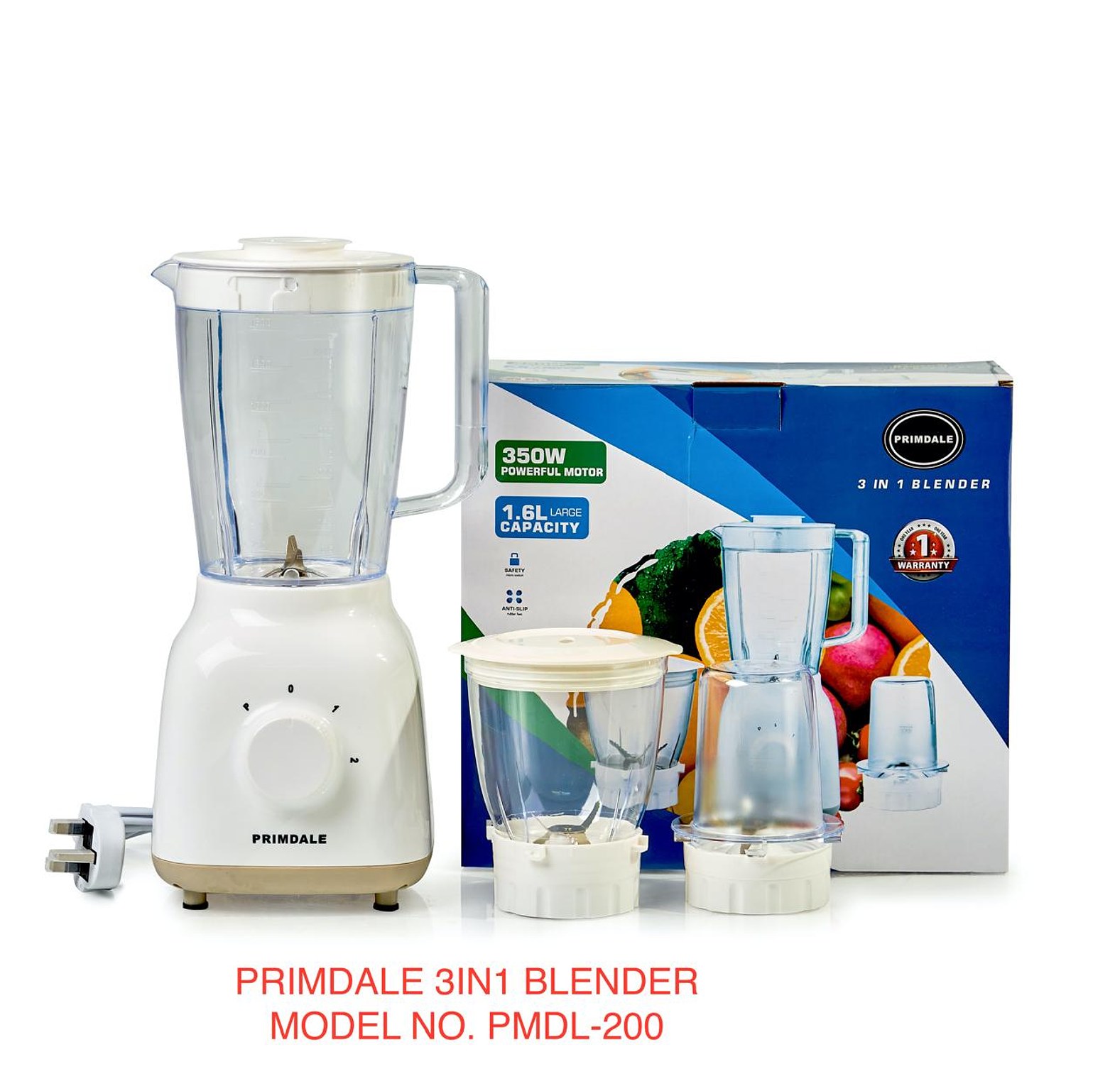 Primdale 3 in 1 Food processor blender image