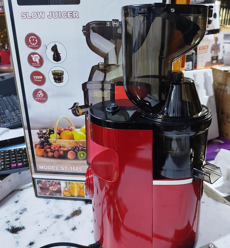 SLOW JUICER. Multifunctional Electric Slow Juicer Cold Press Squeezer For Fruits And Vegetable Slow Masticating Juicer Machine Food Processor 300W image
