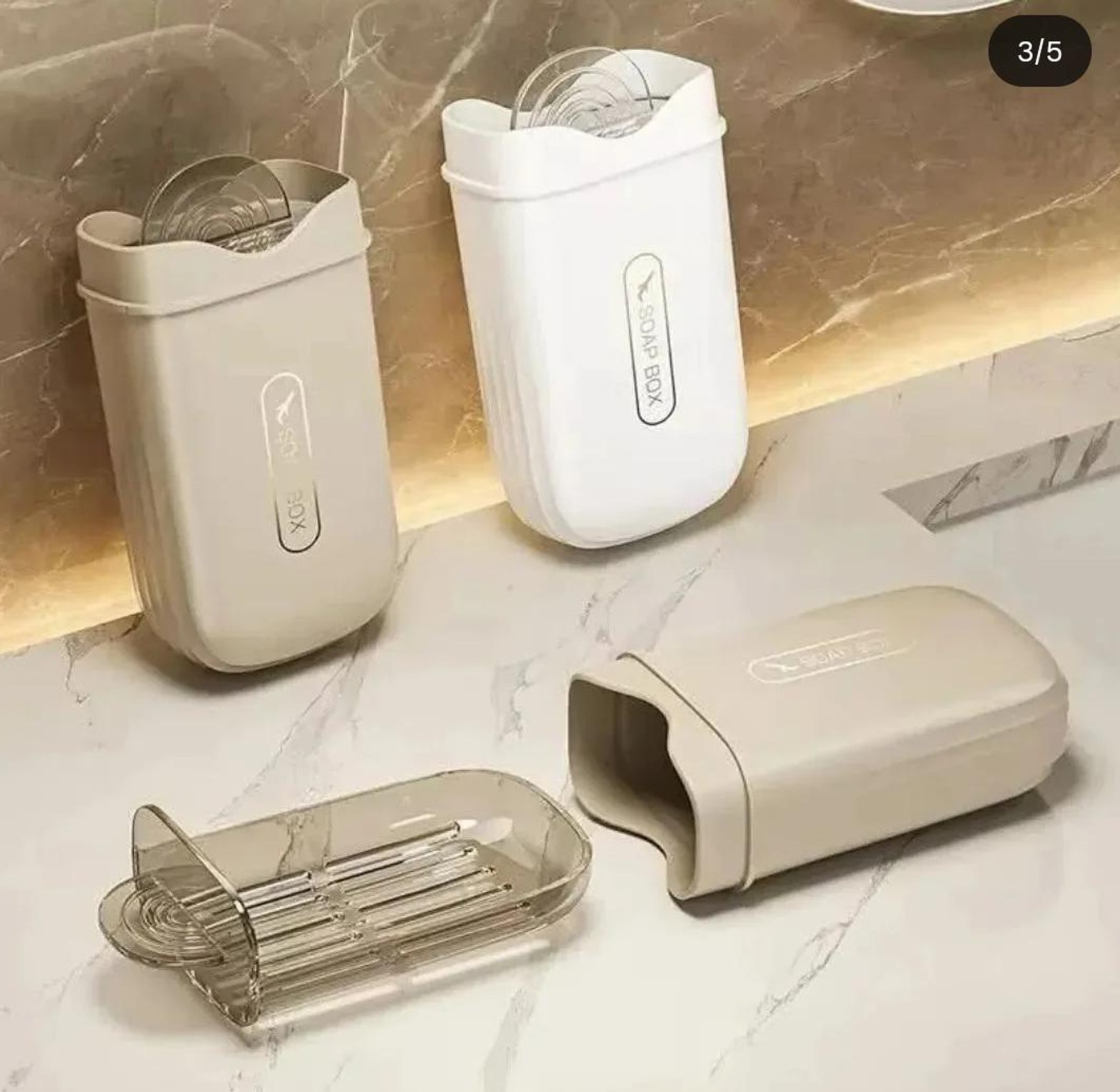 Portable travel soap dish holder image