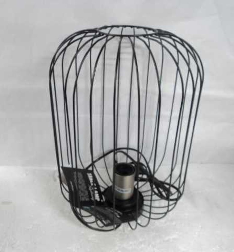 LAMP METAL SILVER 24X35CM image