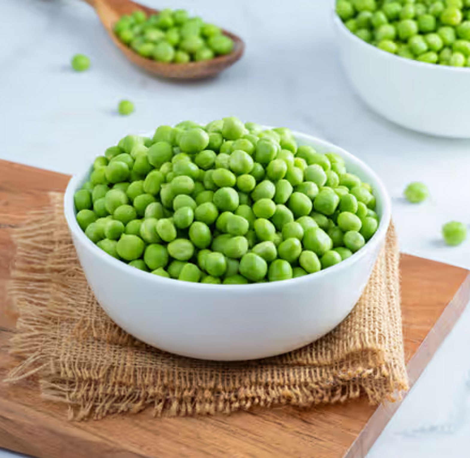 Fresh Shelled Green Peas – 1kg image