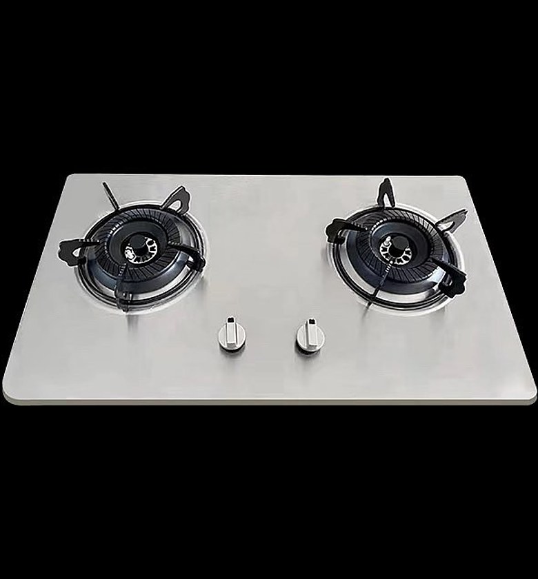 Amaze Stainless Steel 2 Burner Table Top Gas Stove.  image