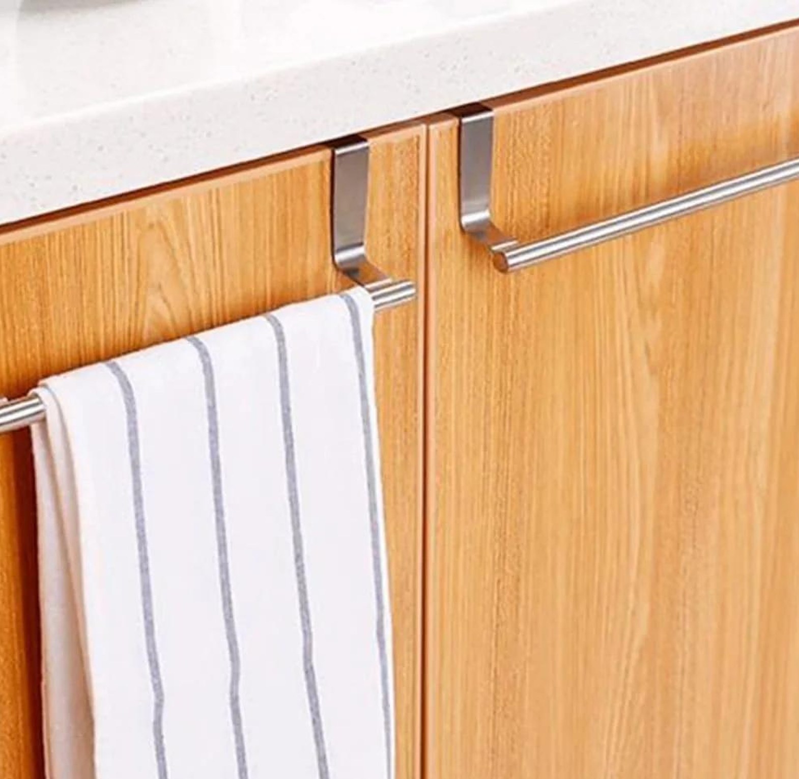 Stainless steel kitchen cabinet rack image