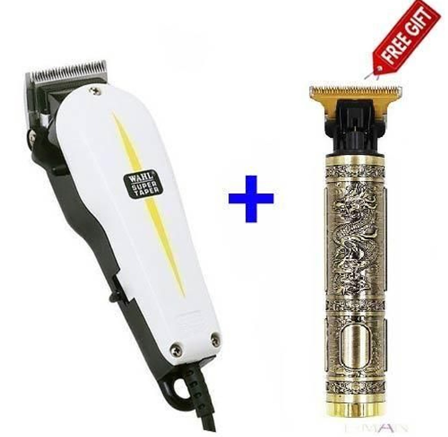 Wahl Super Taper Classic Series Clipper, Hair Cut, Kinyozi Machine + T9 Detailer clipper image