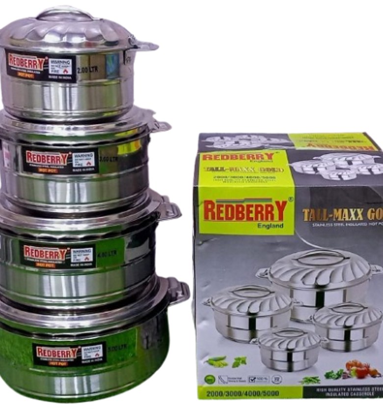 Hotpot. Redberry Hot pot set of 4 tall max stainless steel image