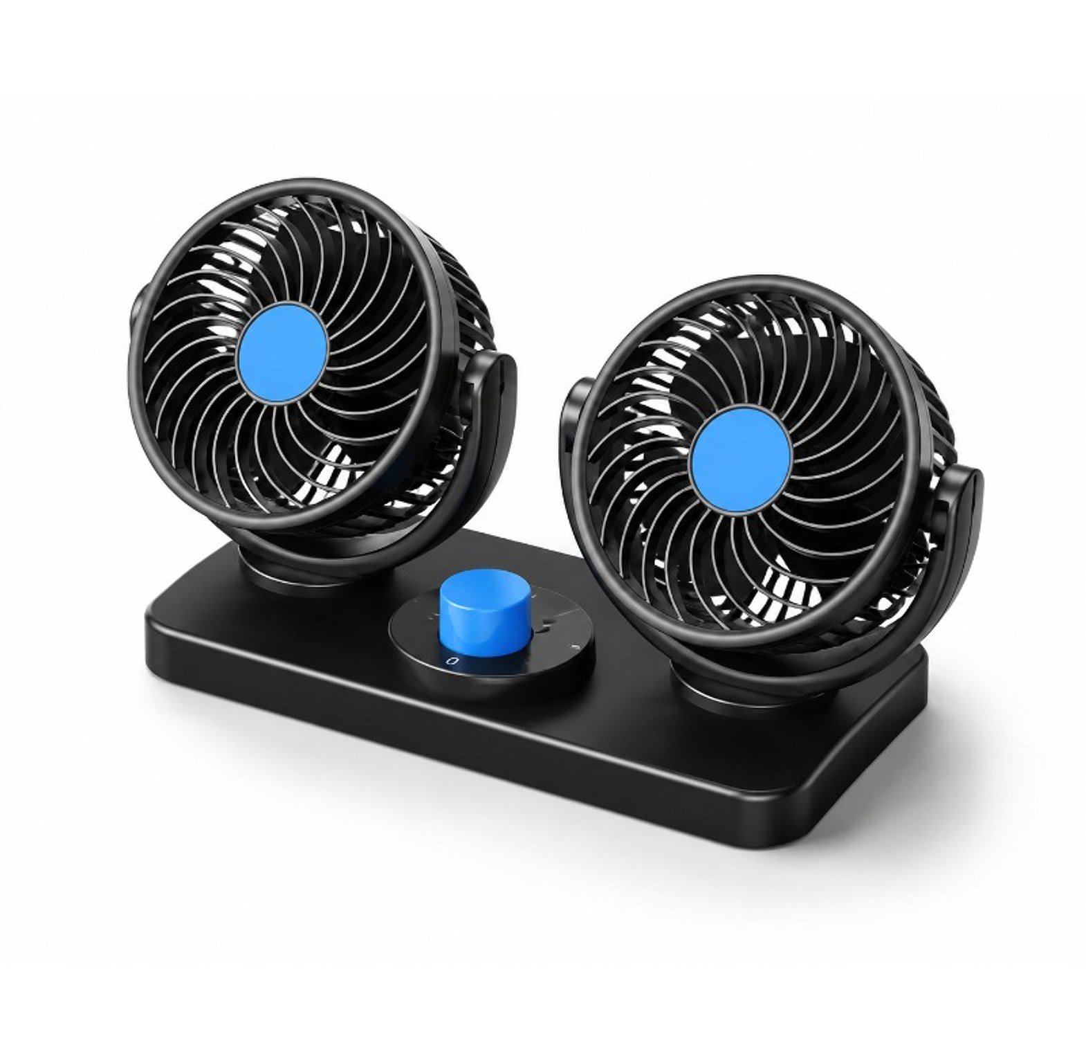 Dual-Head 360° Adjustable Car Cooling Fan - Powerful 12V/24V Nairobi image
