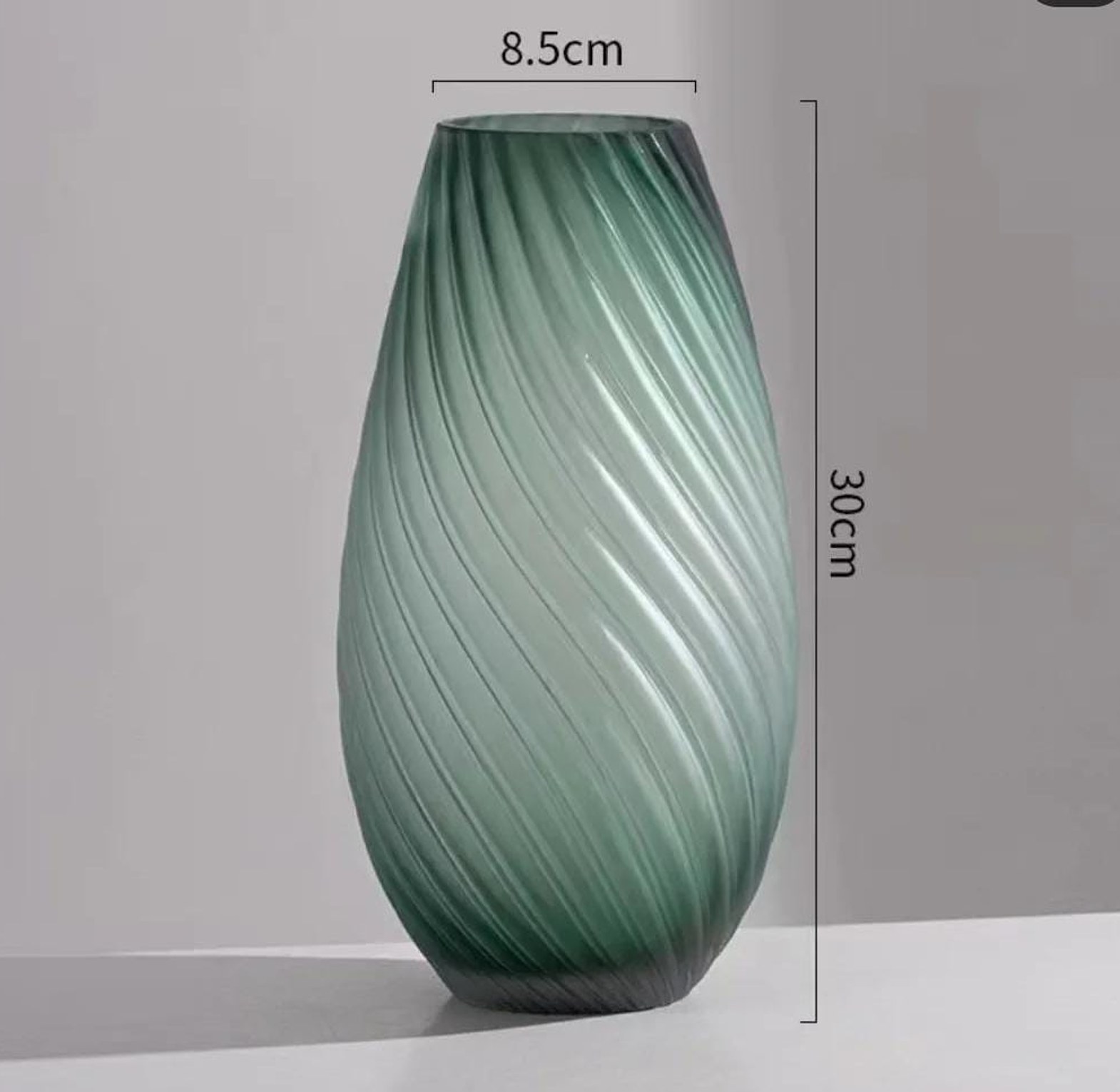Nordic glass flower vase image