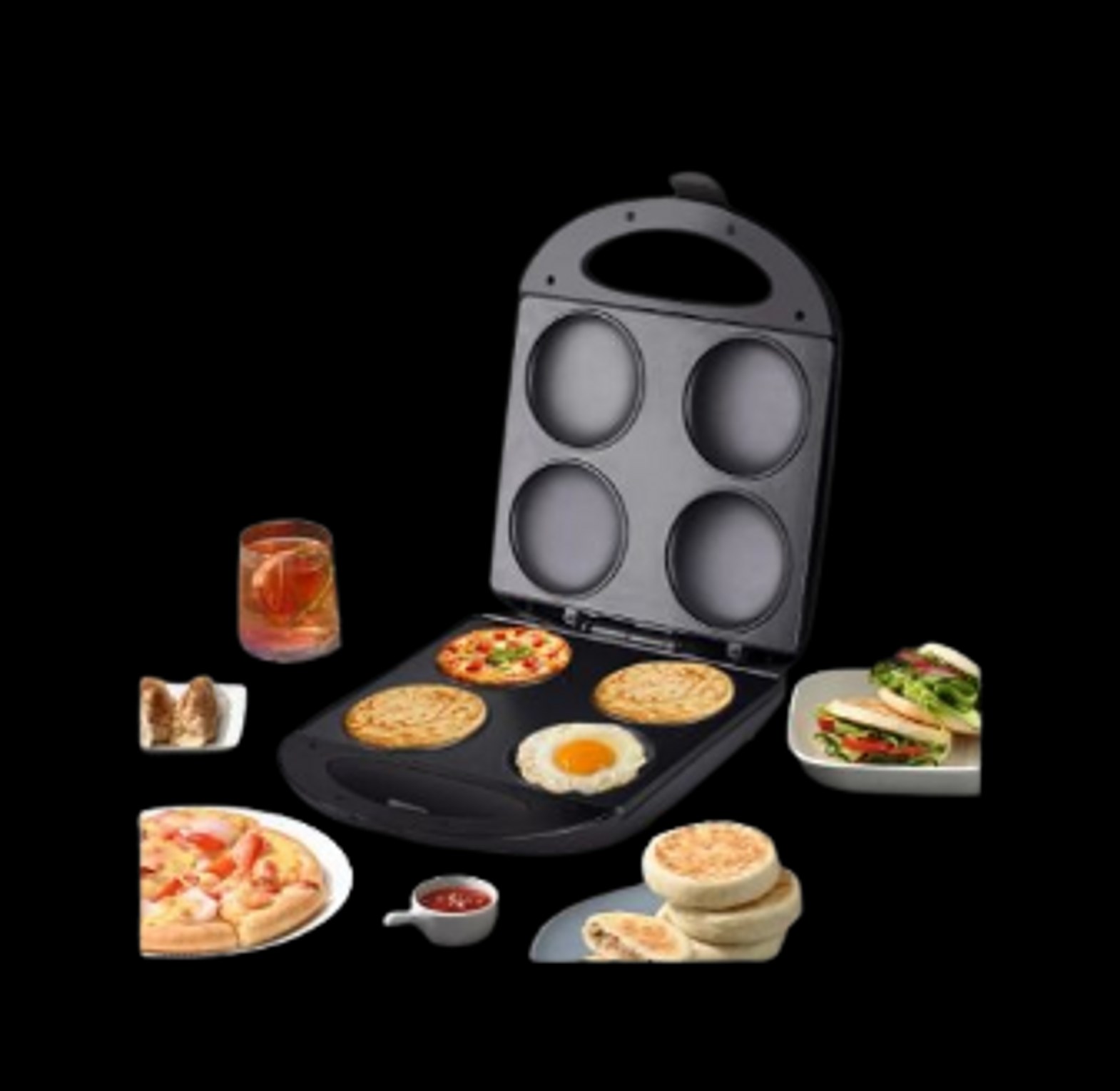 Sokany Easy to clean 4 slot Pancake Maker-Non-Stick image