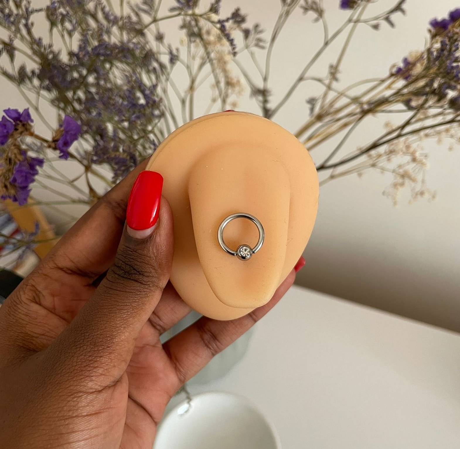 Halo Bound Tongue Ring image