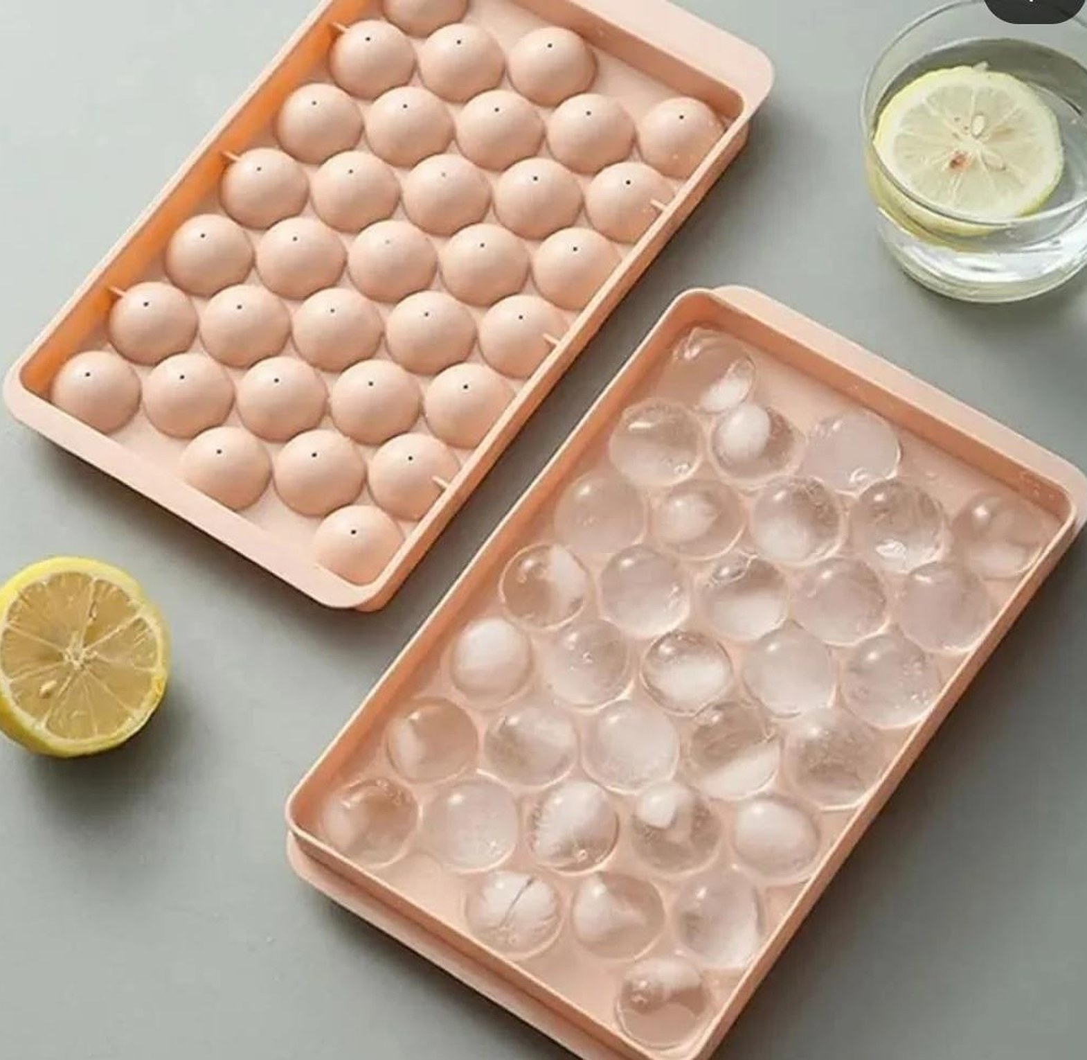 Round ice cube tray image