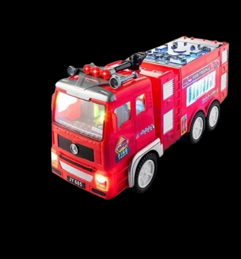 Fire Truck Kids Children Toy Rescue Fighters Vehicle image