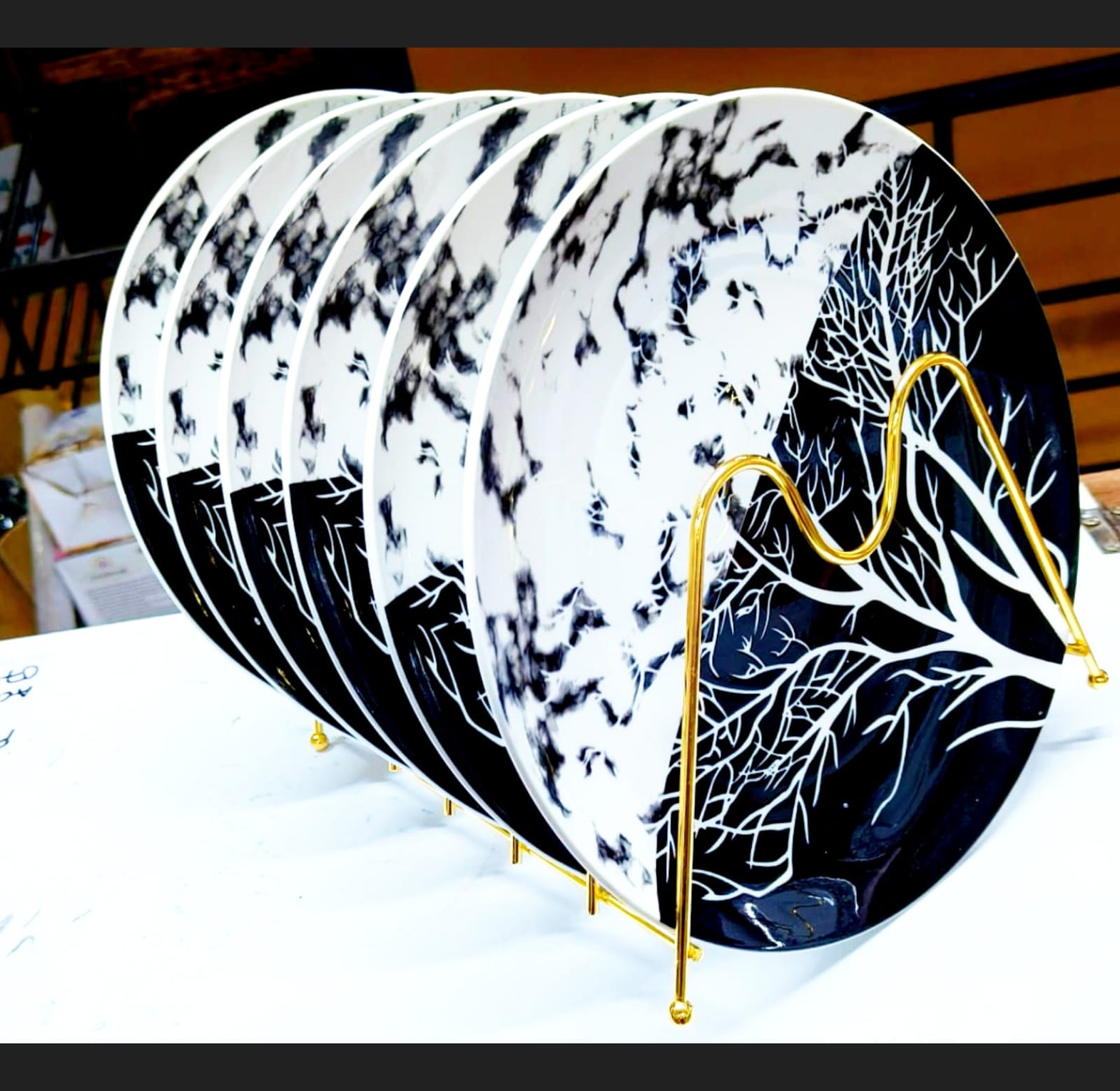 Quality Affordable 6 Pc  Tree  Plate Now Available image