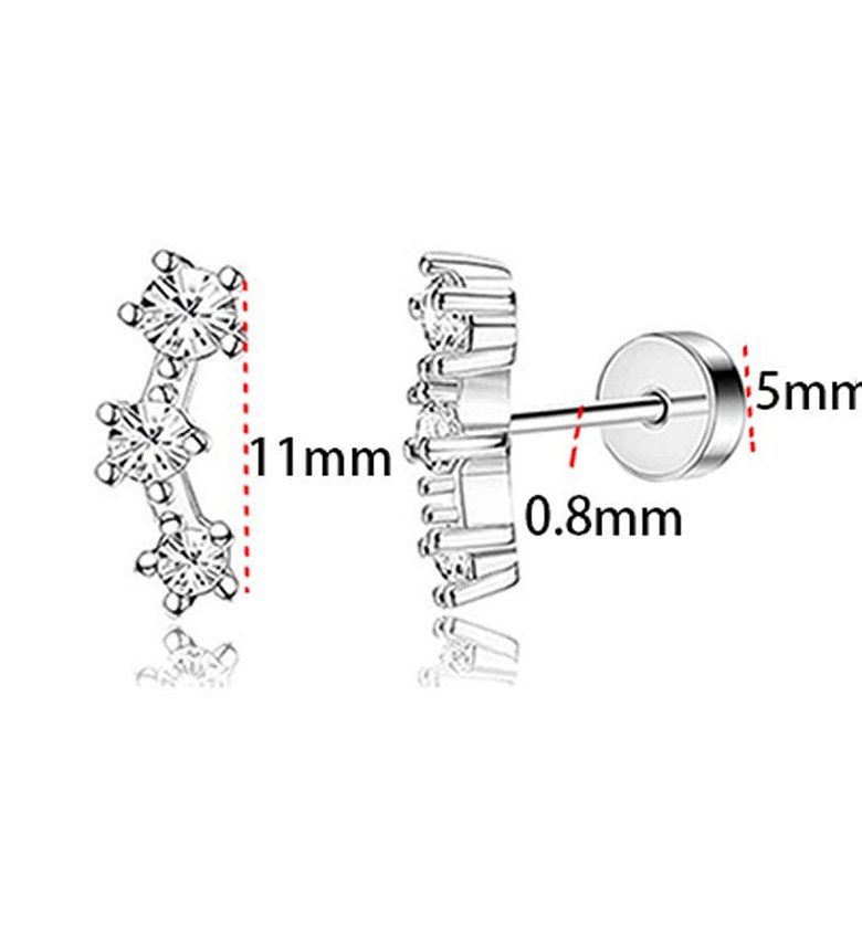 Contellation studs gold image