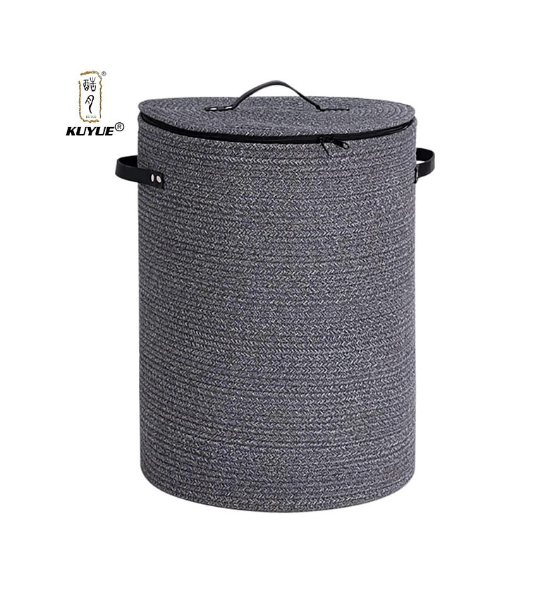 Woven Decorative Basket with Lid image