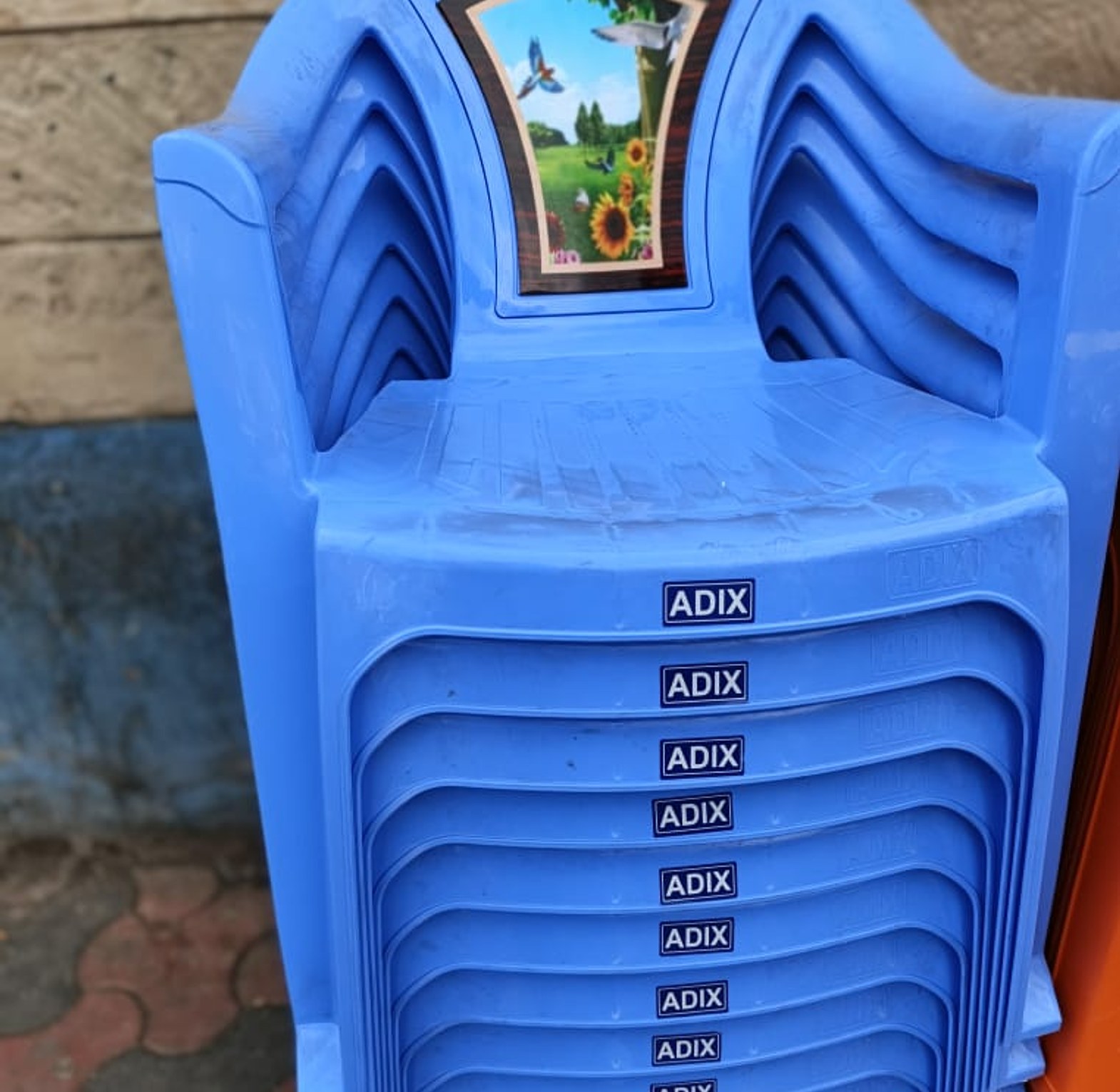Adix one  Piece Plastic Chair image