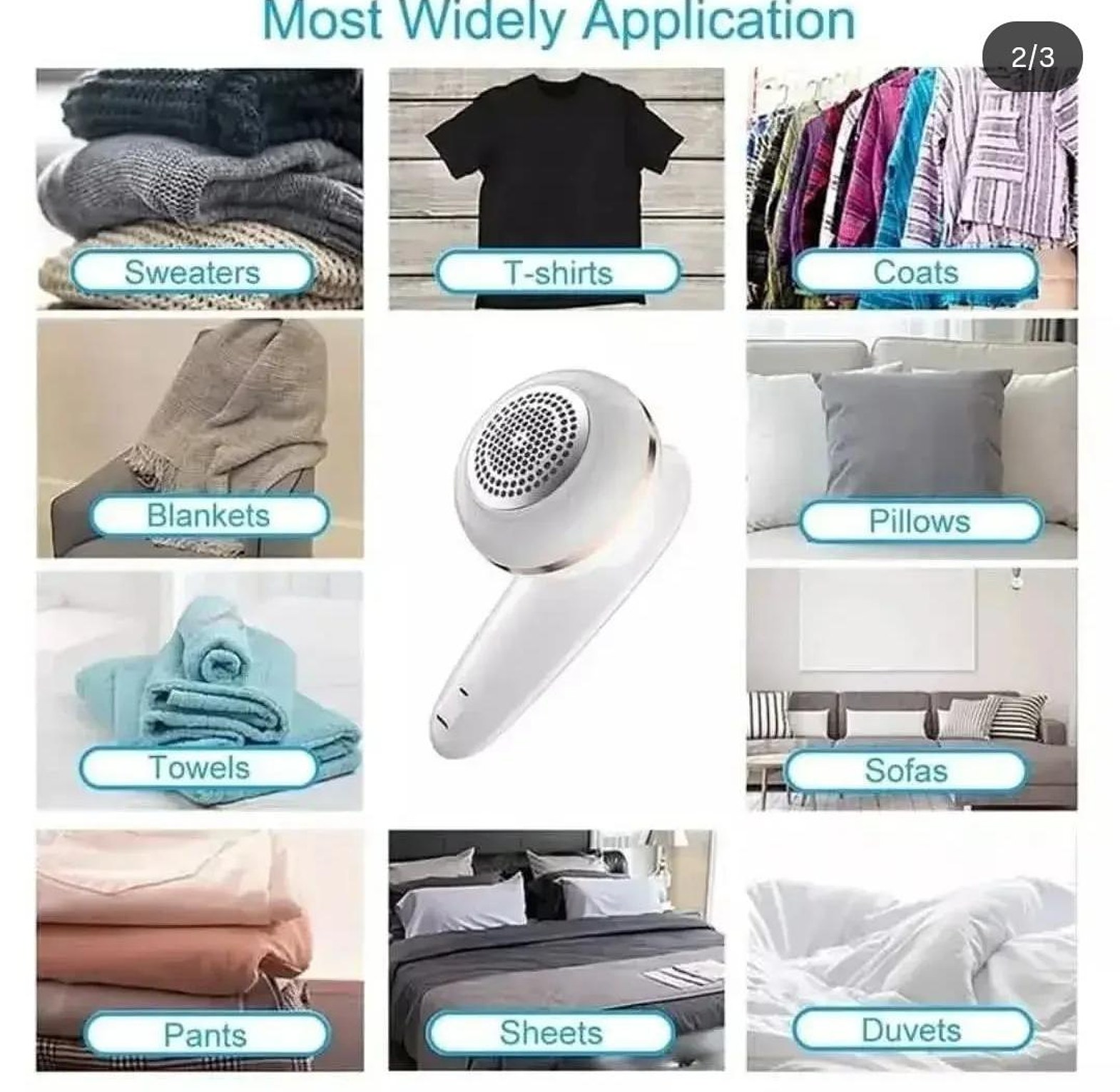 Rechargeable lint remover image