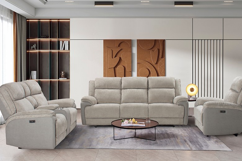 ANDRIA 7 Seater Fabric Recliner image