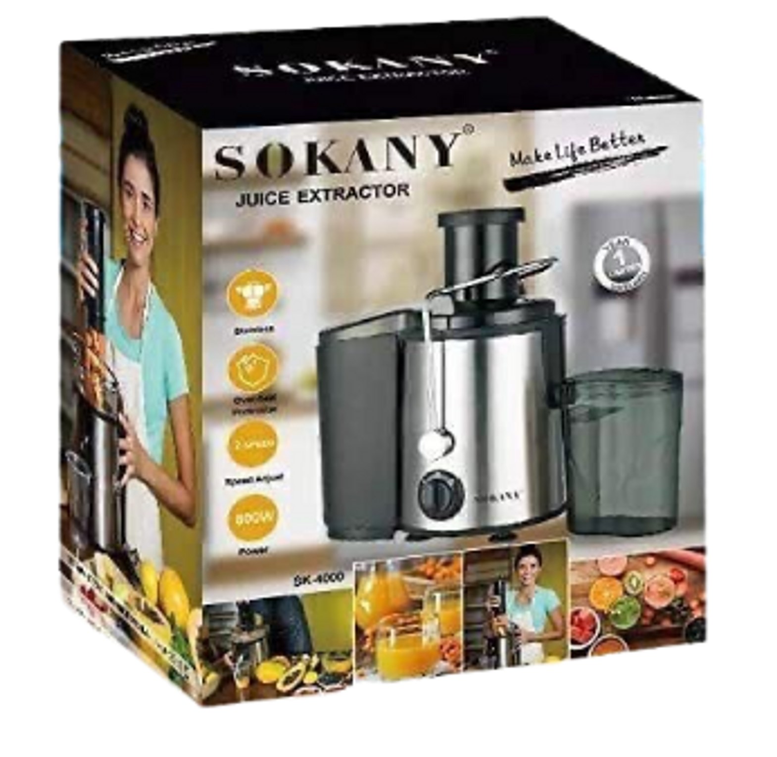 Juicer. Sokany Powerful 800 Watts Juice Extractor/juicer image