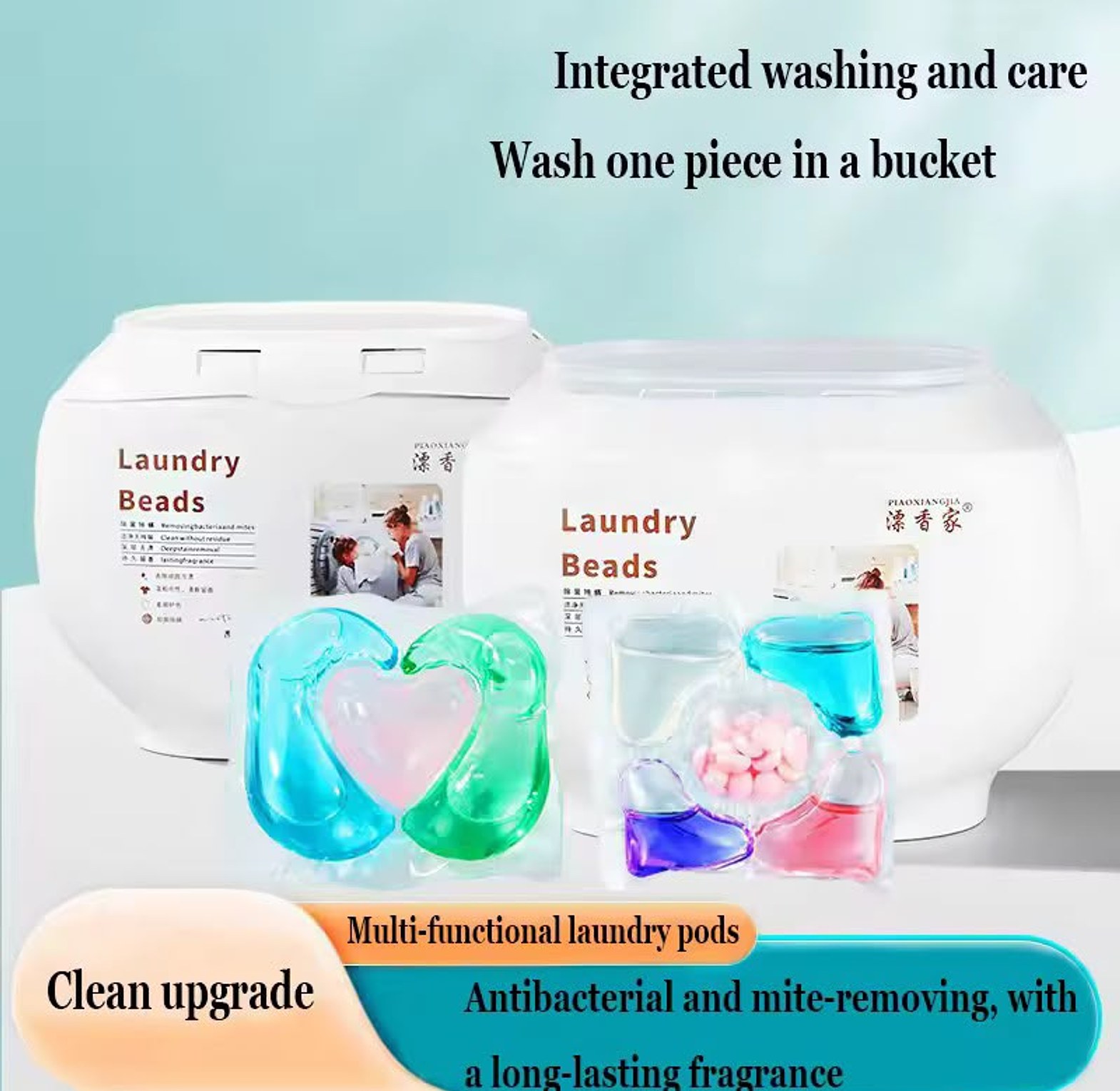 5-in-1 Laundry Pods with Laundry Beads image