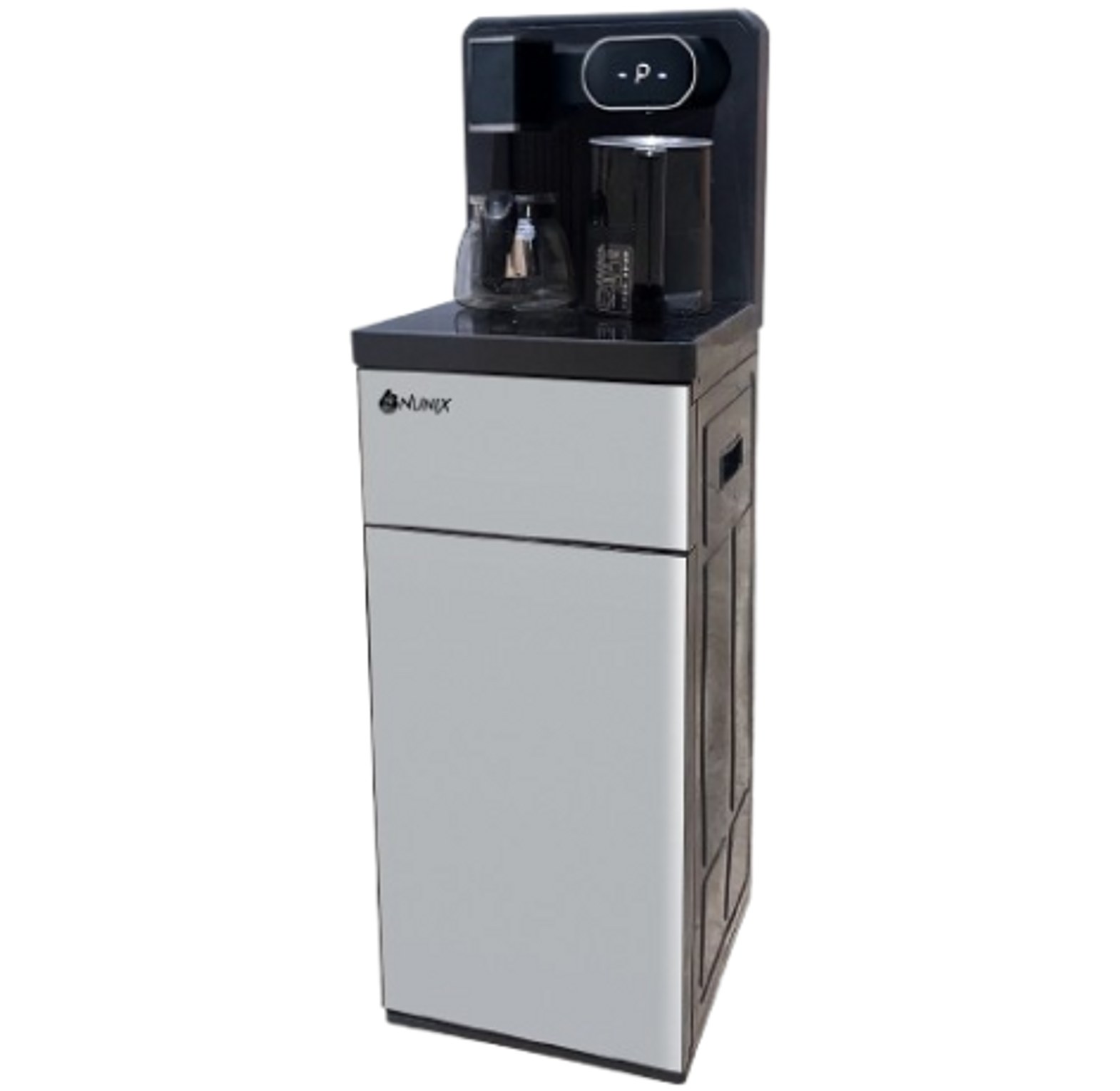  Nunix A1C Bottom Load Hot and Cold Water Dispenser also features a coffee maker image